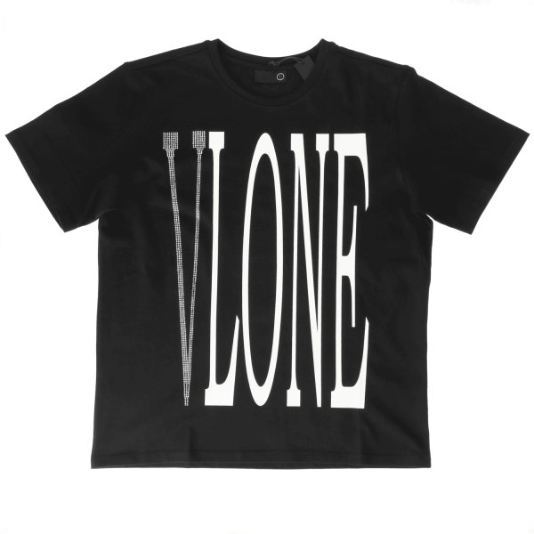 VLONE_CLASSIC LOGO SS TEE_BLACK-RHINESTON_002_a